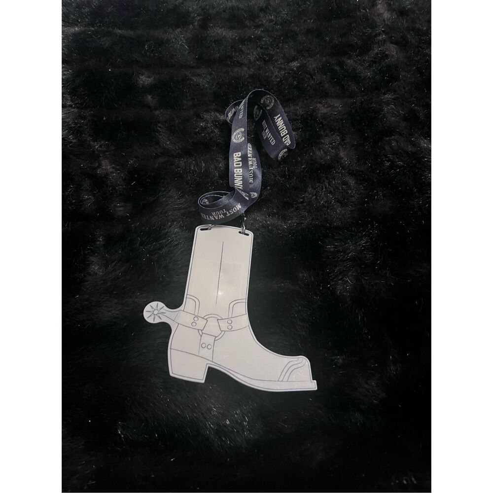 Bad Bunny “Cowboy Boot Lanyard” 2024 MOST WANTED TOUR! Limited Edition!
